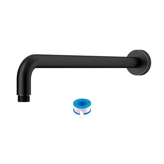 Oil Rubbed Bronze 16" Shower Arm With Flange, Stainless Steel, For Rain Shower Heads - Oil-Rubbed Bronze Daily Nest