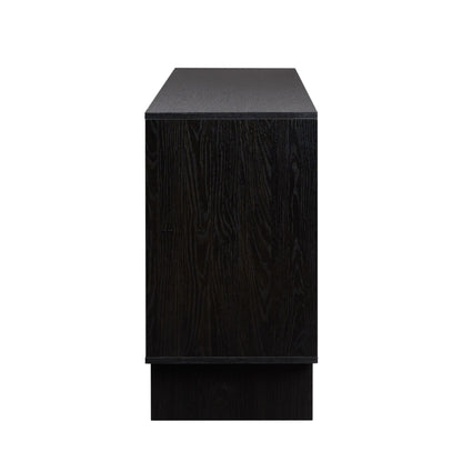Scandi - Sideboard With Beveled Drawers Walker Edison
