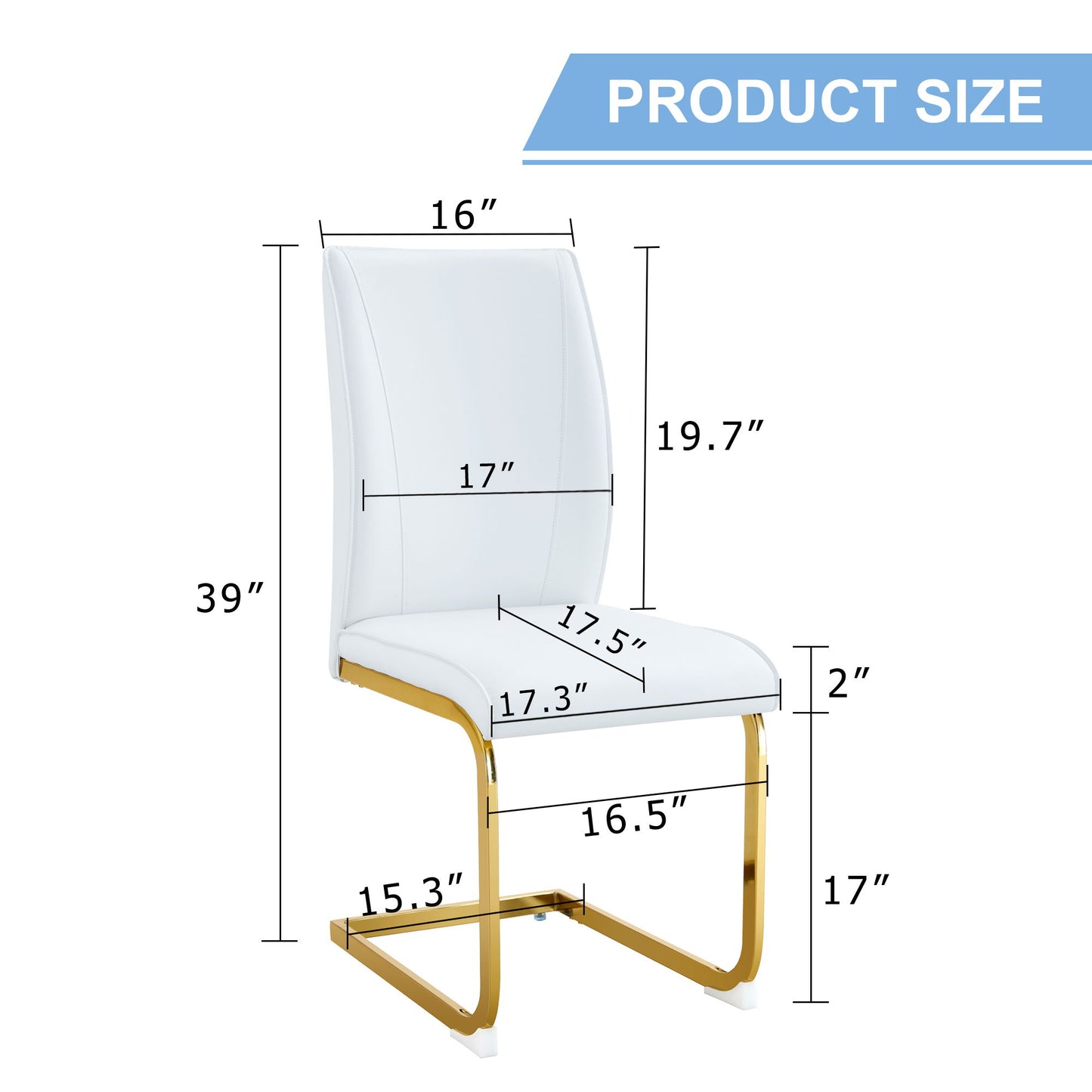 Luxury Simple Arch Chair With Arched Leg Home Essentials