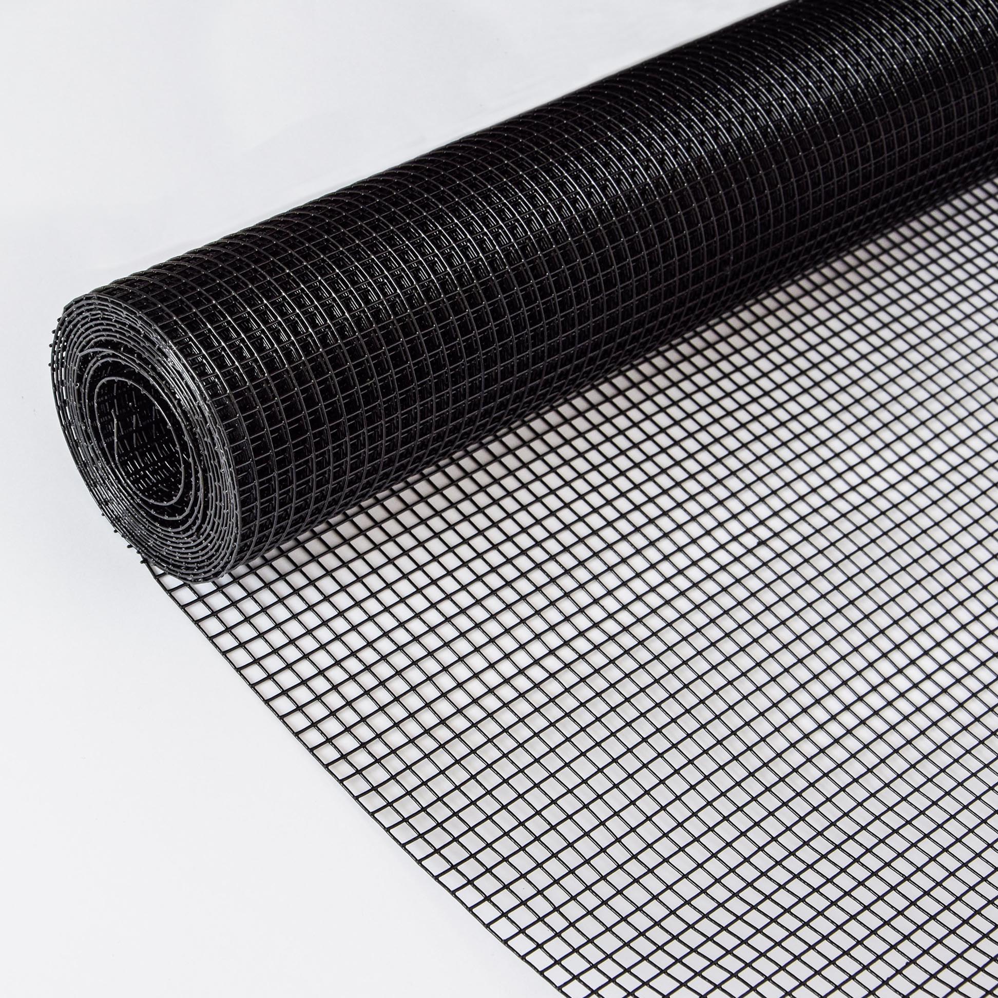 Vinyl Coated Hardware Cloth 19 Gauge Welded Wire Fence For Poultry Netting And Chicken Coop - Black Daily Nest