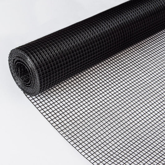 Vinyl Coated Hardware Cloth 19 Gauge Welded Wire Fence For Poultry Netting And Chicken Coop - Black Daily Nest