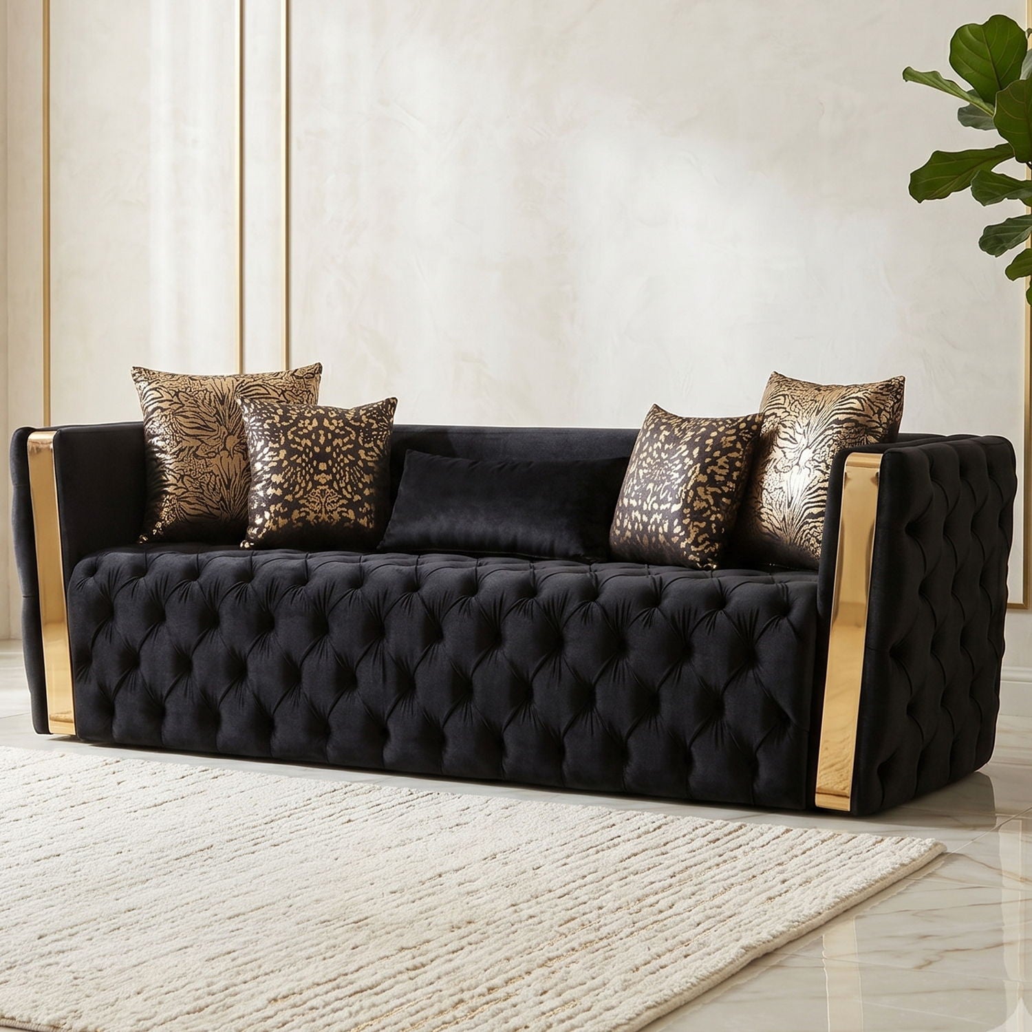 Naomi - Button Tufted Sofa Matrix Furniture Group