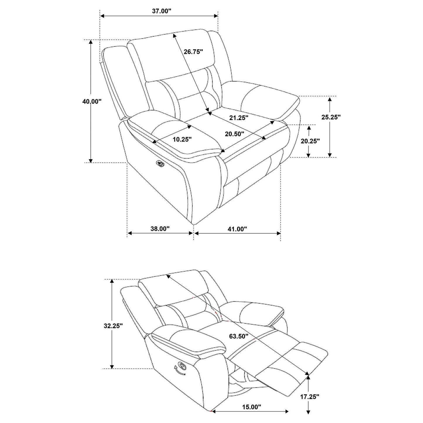 Brazelton - Swivel Glider Recliner Furniture Max