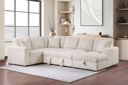 Devonshire - Sleeper Sectional Sofa Storage Chaise Coaster Fine Furniture