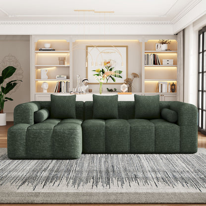 Sectional Free Combined Sofa With 2 Side Pockets Hearth and Haven