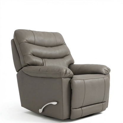 Oslo Antelope - Swivel Glider Recliner With Manual Footrest Home Essentials