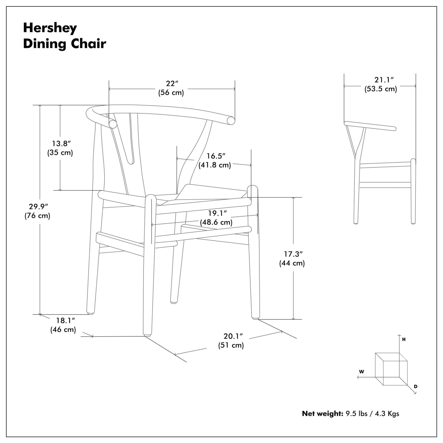 Hershey - Crafted Dining Chair (Set of 2) Simpli-Home