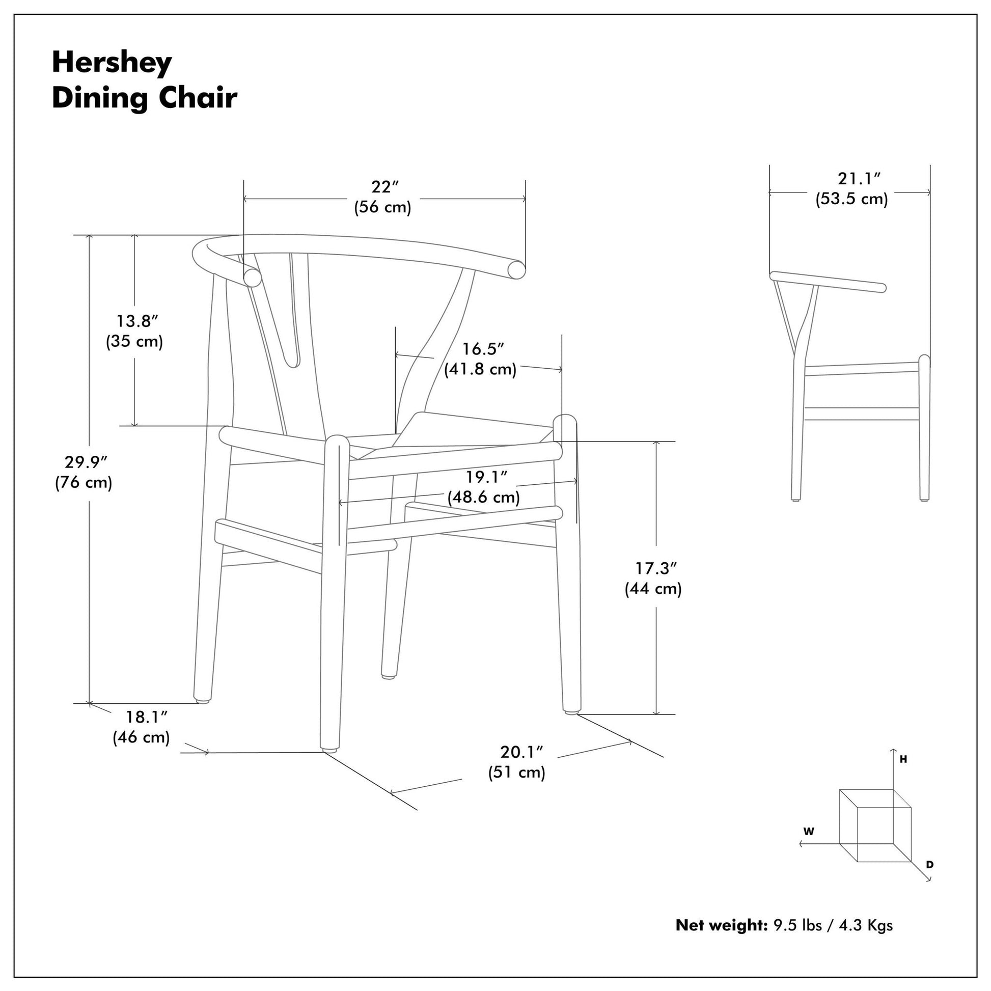 Hershey - Crafted Dining Chair (Set of 2) Simpli-Home