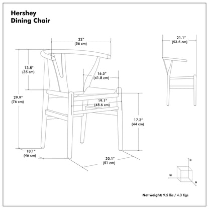 Hershey - Crafted Dining Chair (Set of 2) Simpli-Home