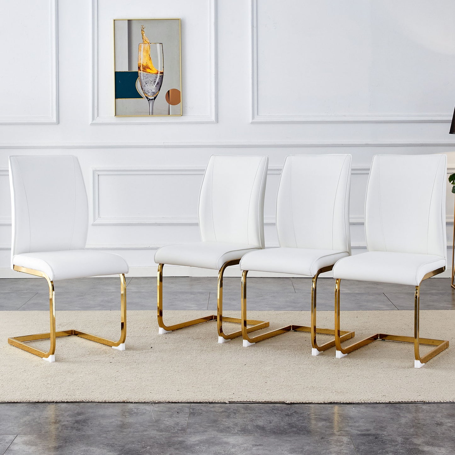 Luxury Simple Arch Chair With Arched Leg Home Essentials