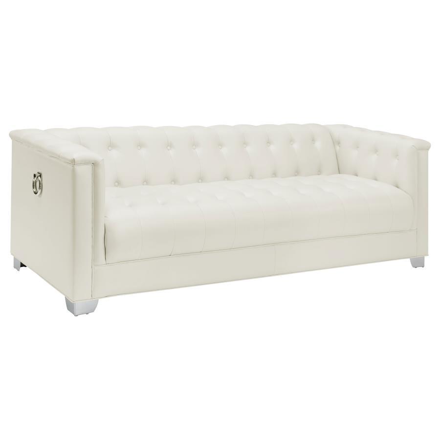 Chaviano - Upholstered Track Arm Sofa Set CoasterElevations