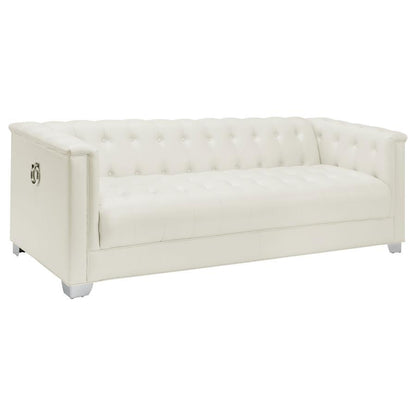 Chaviano - Upholstered Track Arm Sofa Set CoasterElevations