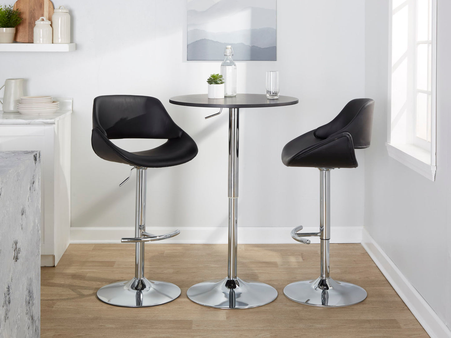 Elia - Contemporary Adjustable Bar Table Lumi Source