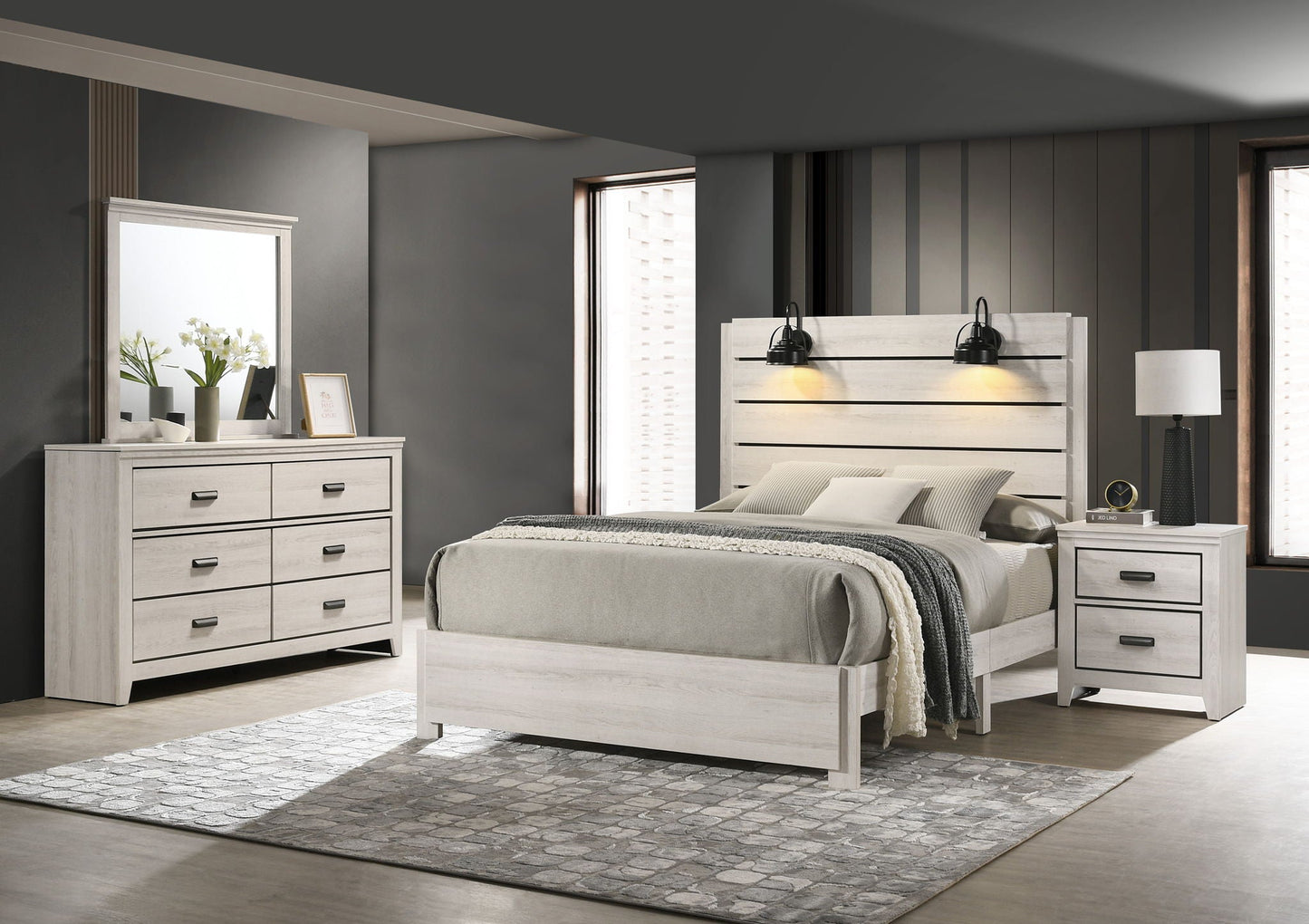 Carter - Bedroom Set - Brown Crown Mark