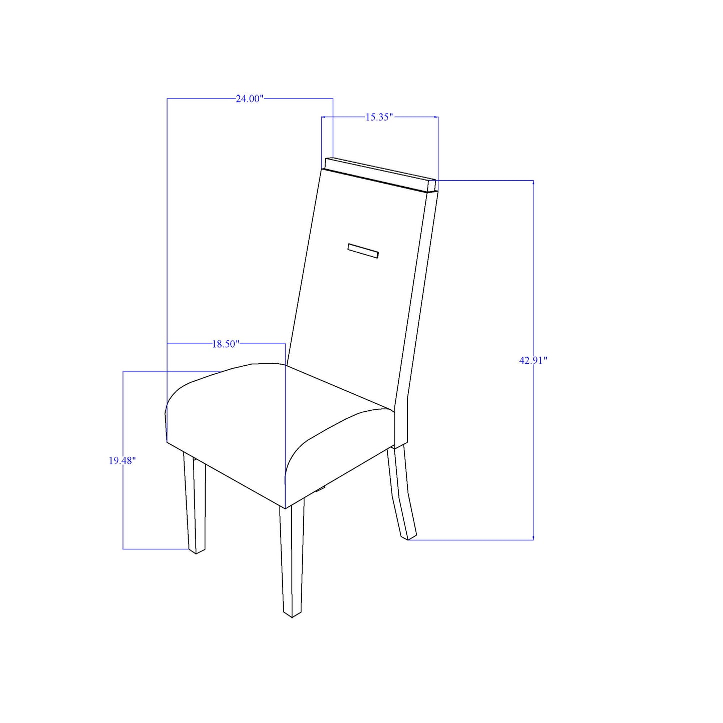 Moon - Dining Chairs (Set of 2) - Gray Global Furniture USA