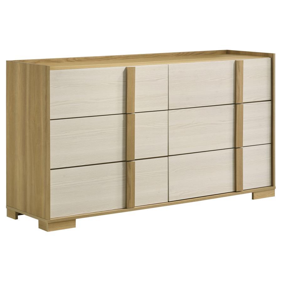 Hyland - 6-Drawer Dresser - Natural Coaster Fine Furniture