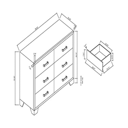 Omoda - Dresser - White Global Furniture USA