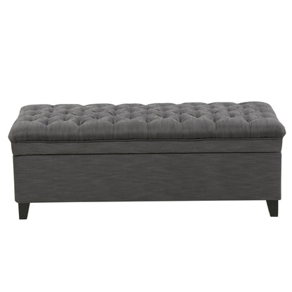 Juliana - Storage Ottoman With Birch Legs - Snoozhouse
