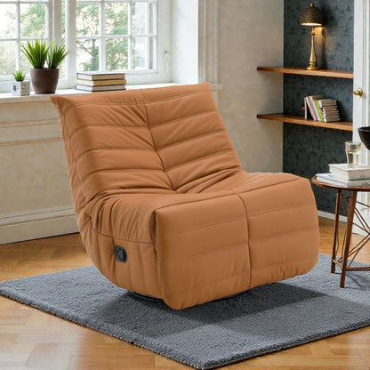 Glider Recliner With Swivel - Orange Acme