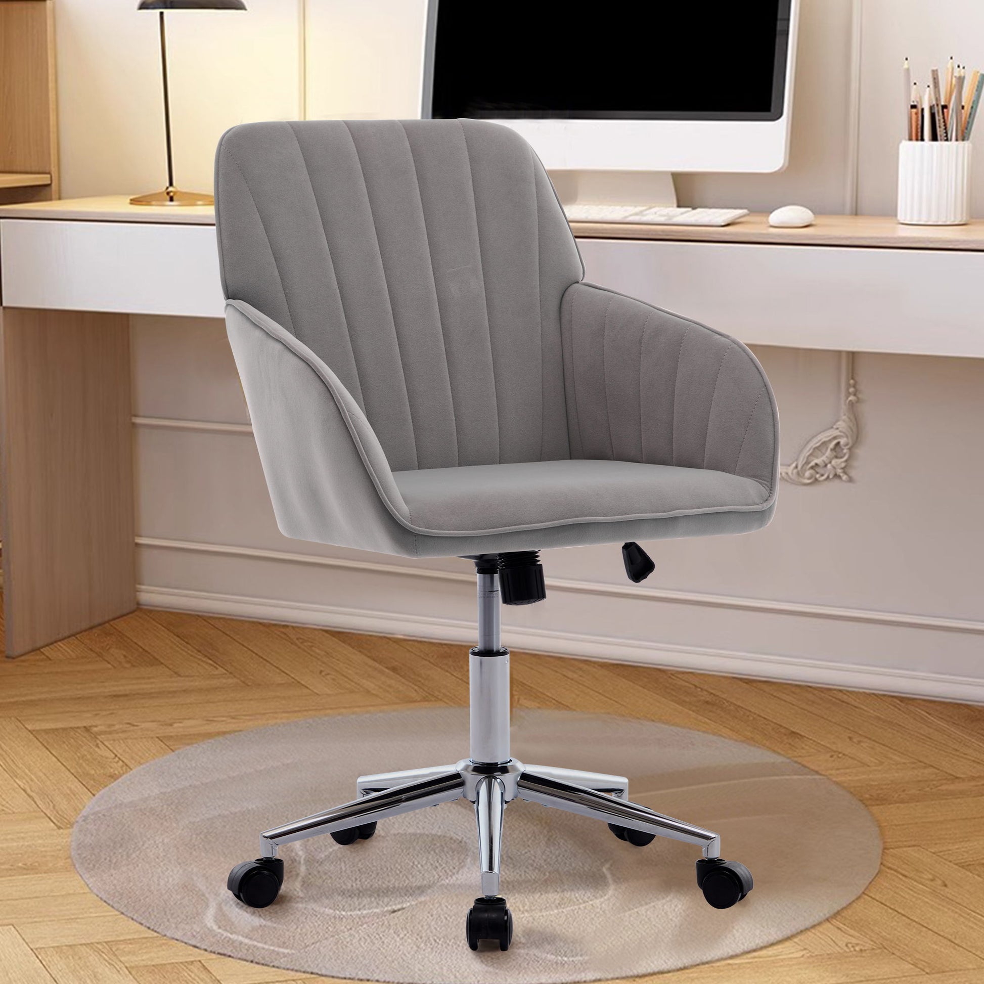Adjustable Ergonomic Office Chair, Swivel Backrest Seat Home Essentials