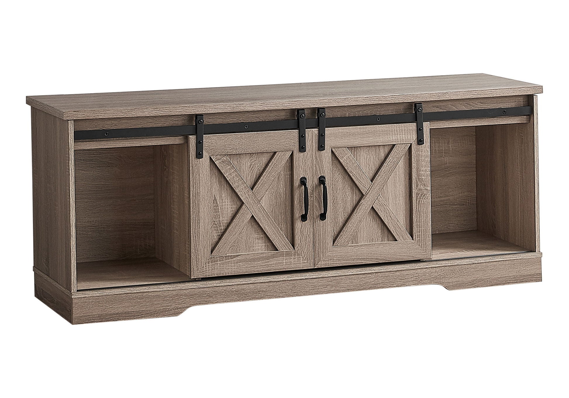 TV Stand, Console Media Entertainment Center, Storage Cabinet, Transitional 8th Street