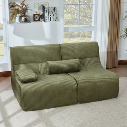 Modern Sectional Loveseat With Ergonomic Design Hearth and Haven