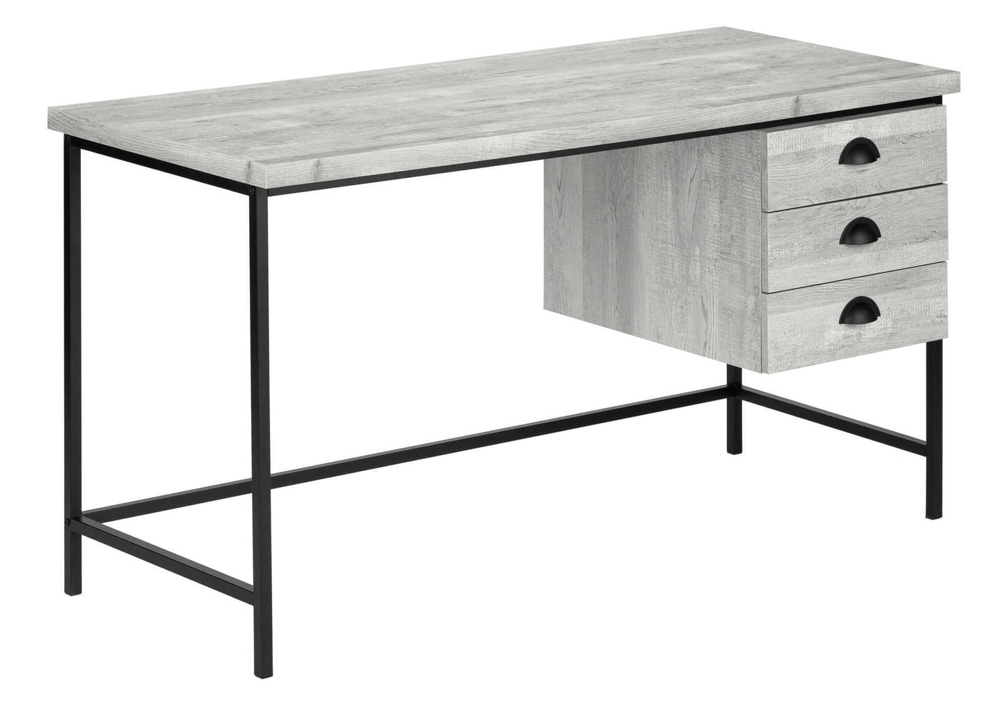Computer Desk For Home Office, Laptop, 3 Storage Drawers, Contemporary & Moder 8th Street