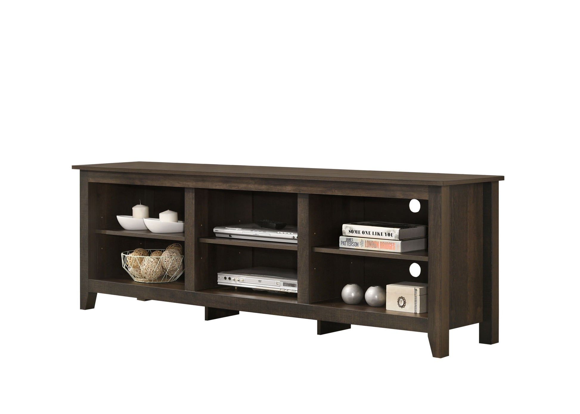 Benito - TV Stand With Open Shelves And Cable Management Lilola Home