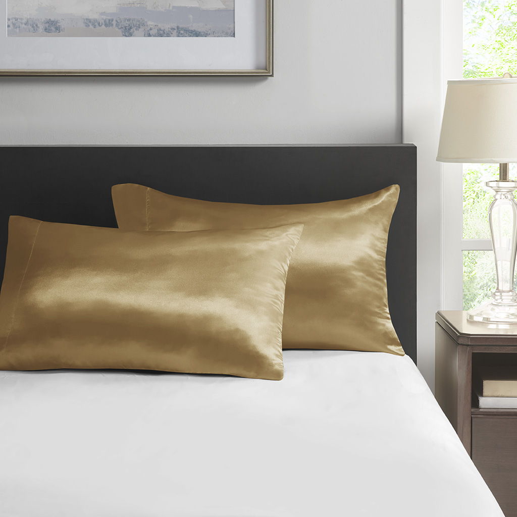 Pillowcases (Set of 2) Queen - Gold