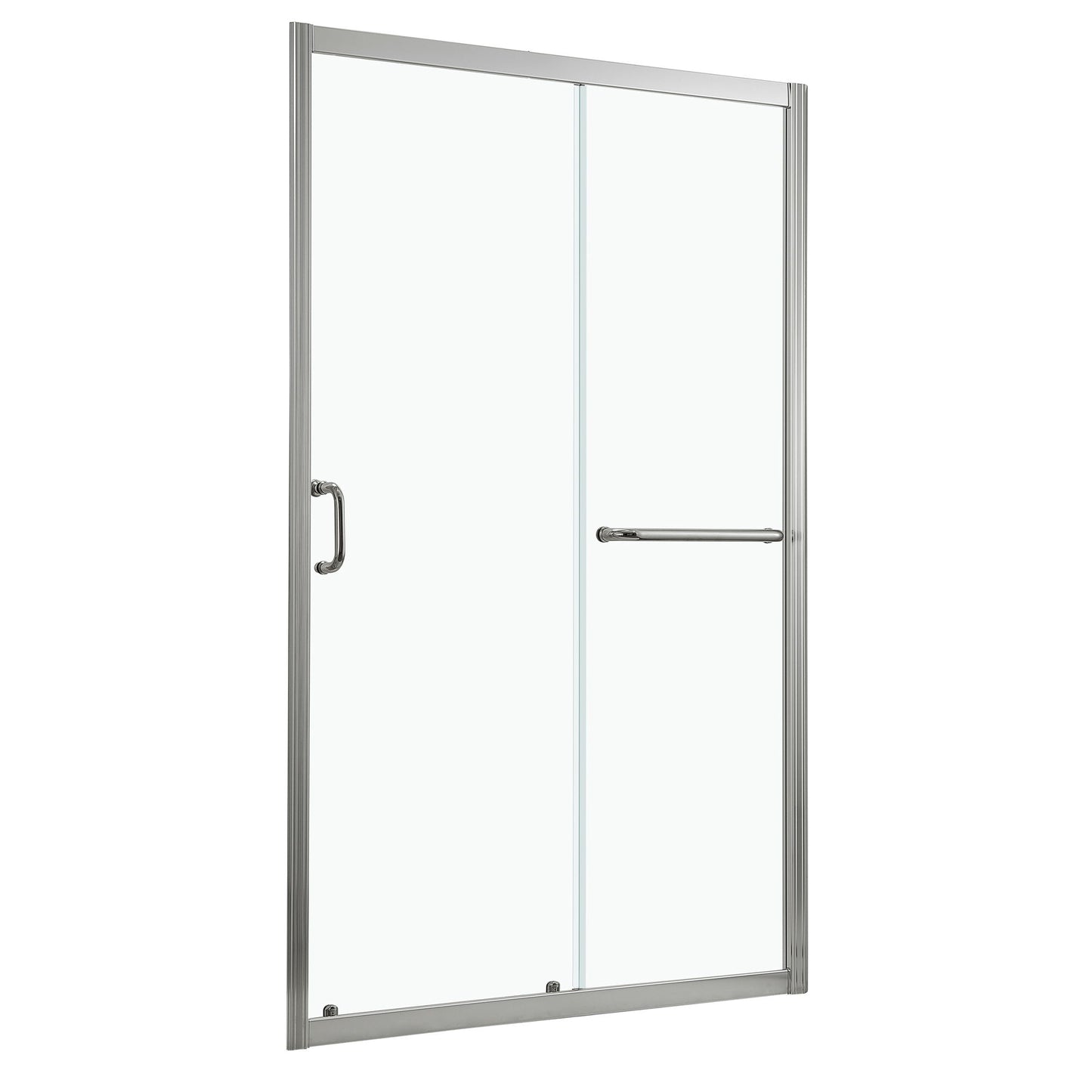 Single Sliding Bypass Shower Door, Tempered Glass Enclosure Daily Nest