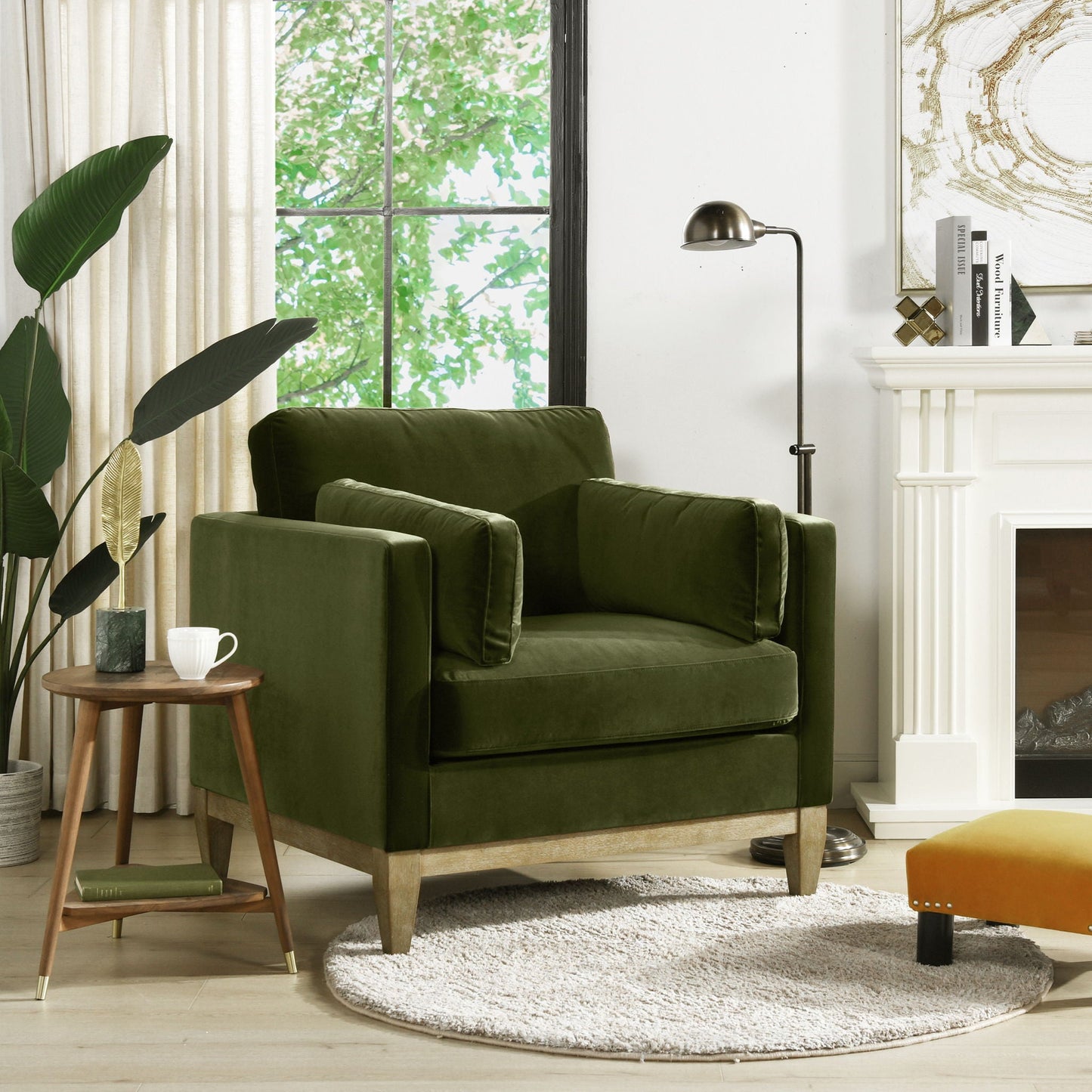 Knox - Modern Farmhouse Arm Chair Jennifer Taylor Home