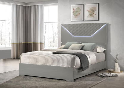 Ives - Panel Bed LED Headboard Coaster Fine Furniture