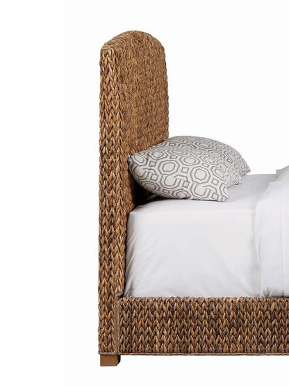 Laughton - Woven Banana Leaf Headboard CoasterEssence