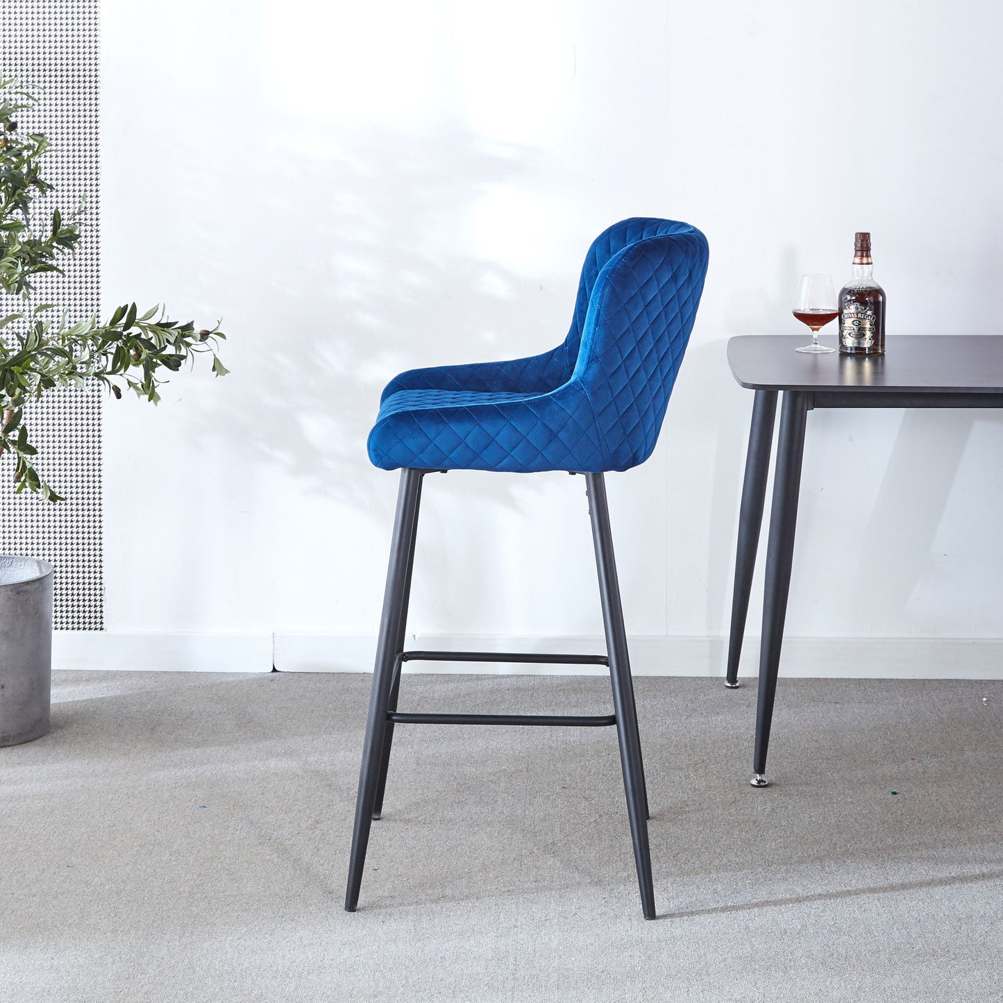 Ergonomic Counter Height Bar Stool (Set of 2) Home Essentials