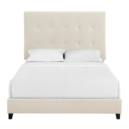 Tufted Upholstered Platform Bed Legends