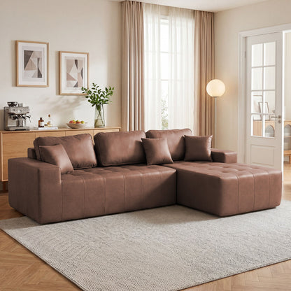 L - Shaped Corner Chaise Sofa Bed Home Essentials