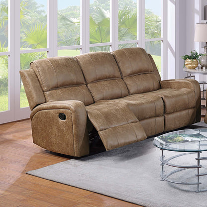 Modern Reclining Sofa With Padded Seat And Backrest Home Essentials