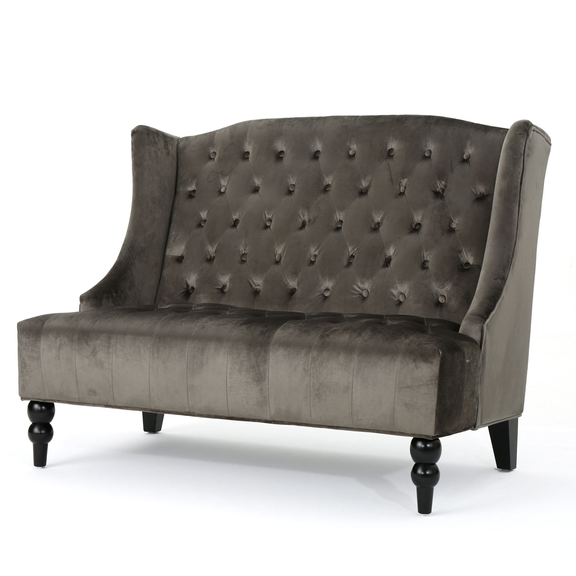 Nurturing - Upholstered Loveseat With Wing Back And Diamond Tufting Noble House