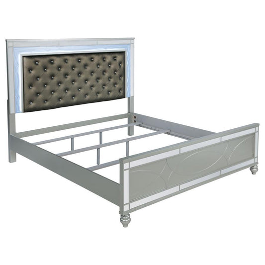Gunnison - Wood LED Panel Bed CoasterEssence
