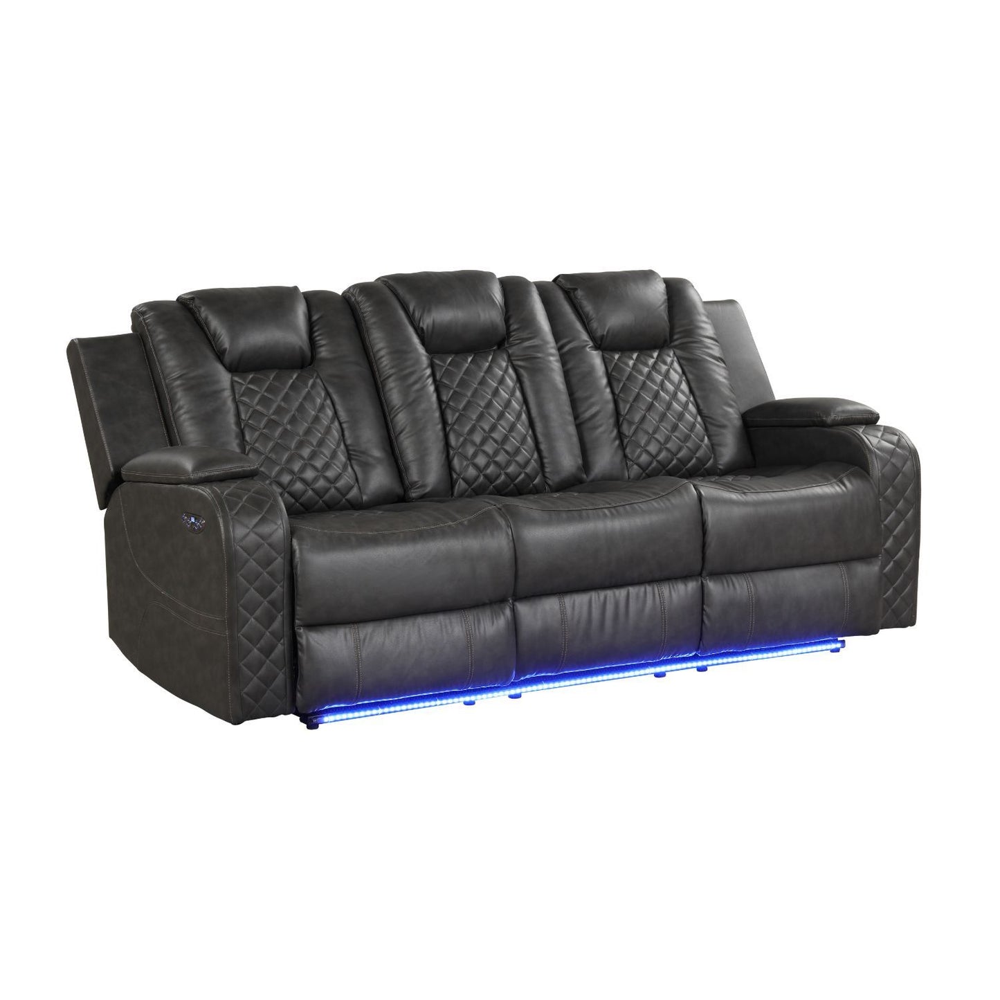 Benz - Power Reclining Sofa With LED Lighting Matrix Furniture Group