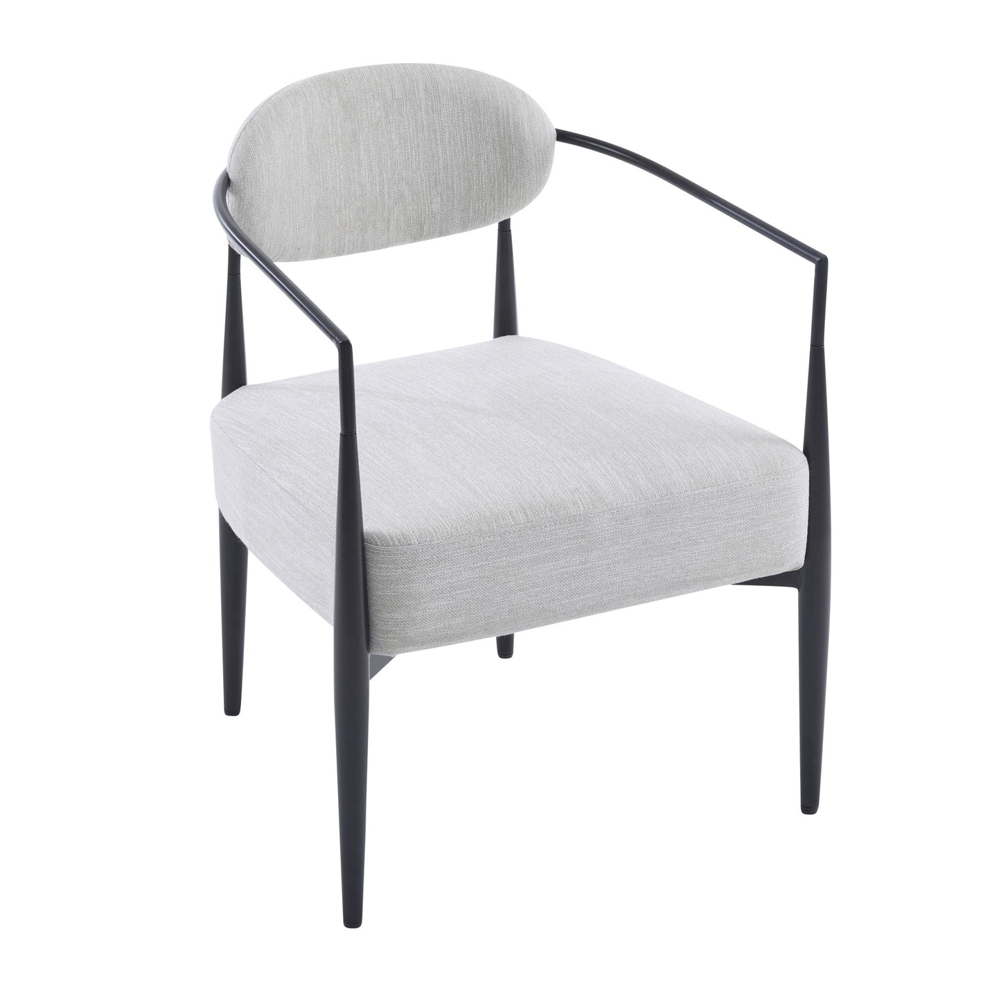 Modern Upholstered Accent Armchair With Pocket Spring Seat Noble House