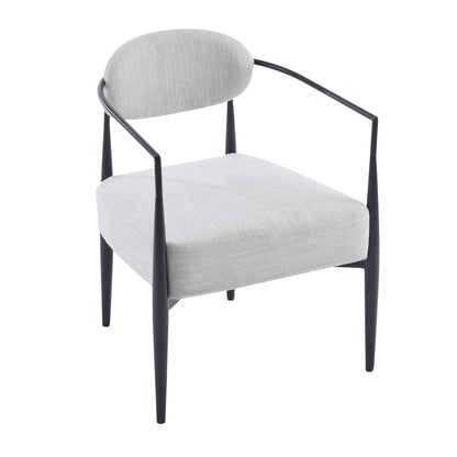 Modern Upholstered Accent Armchair With Pocket Spring Seat Noble House