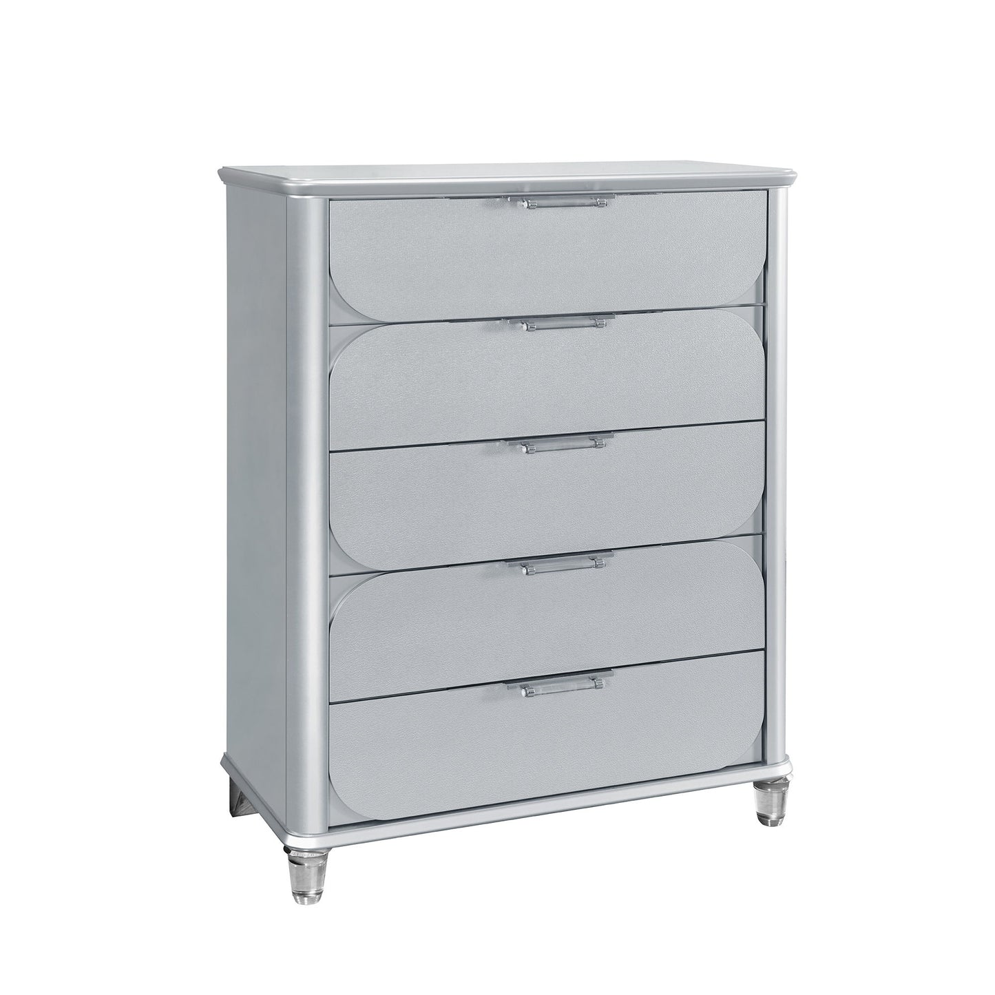 Laura - Chest And Bun Feet - Silver Global Furniture USA