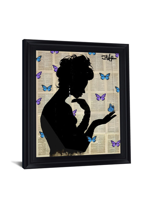 Whimsical Silhouette - 28" x 34" Framed Wall Art Classy Art