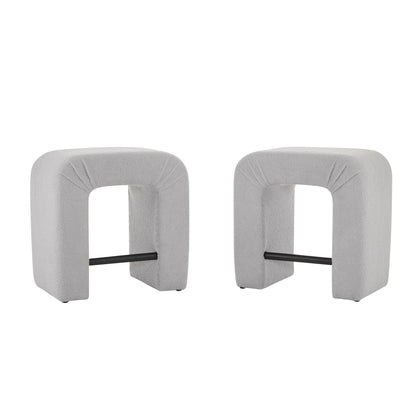 Boucle Stool (Set of 2) Noble House