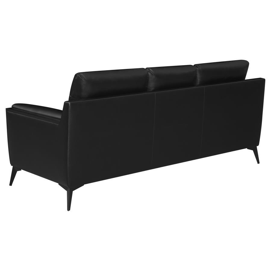 Moira - Upholstered Wedge Arm Tufted Sofa Set