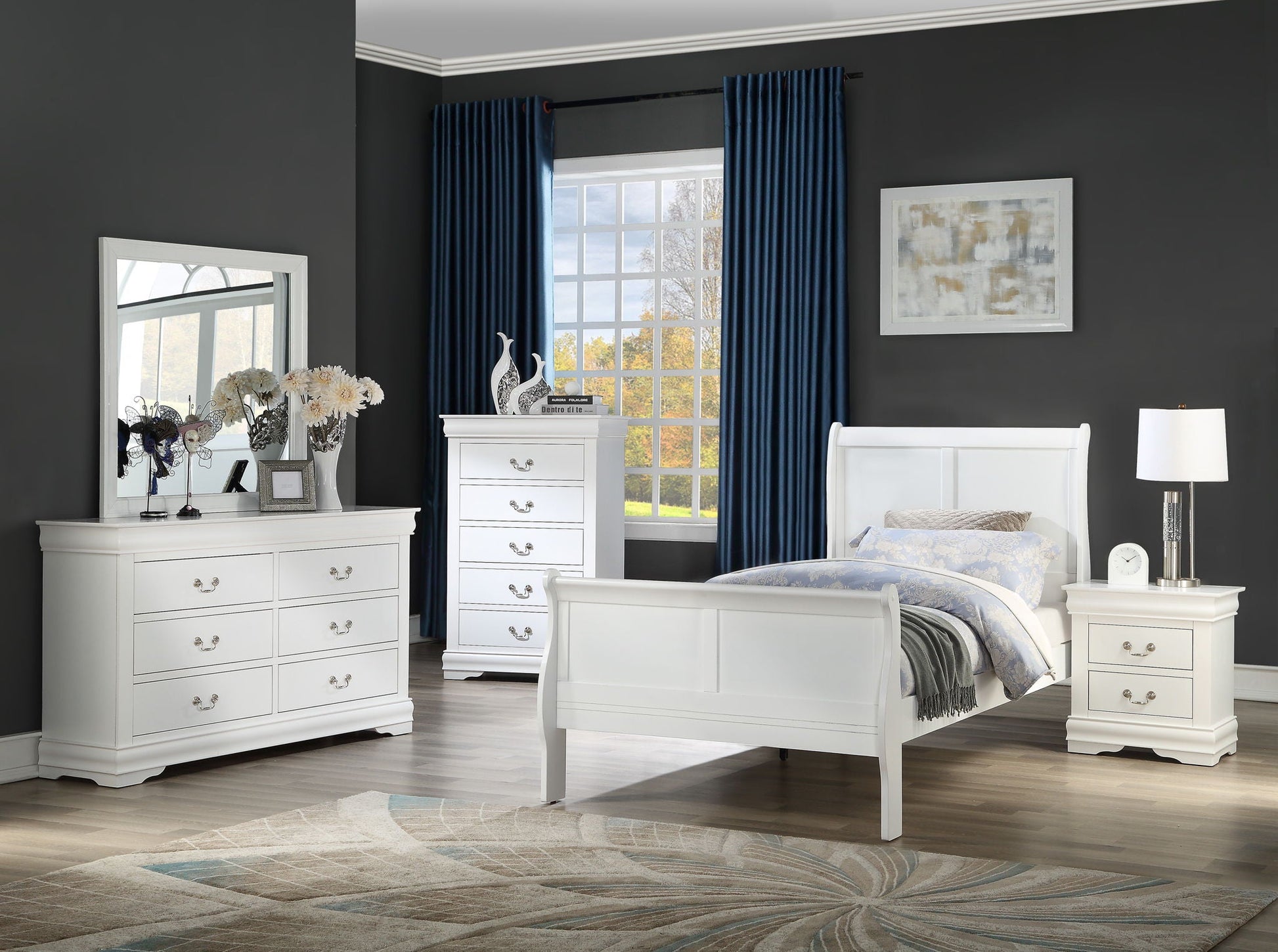 Louis Philip - Bedroom Set Crown Mark