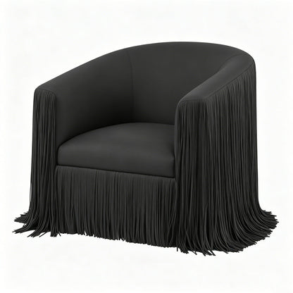 Isle - Swivel Chair With Fringe Accent Home Essentials