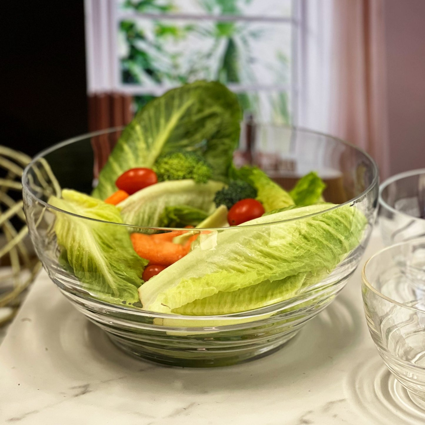 Swirl Acrylic Serving Bowls, Unbreakable Daily Nest