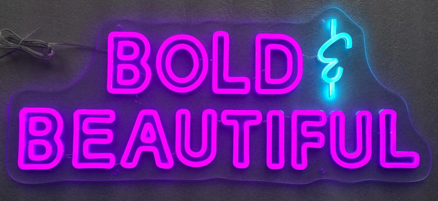 Neon Bold & Beautiful - Purple